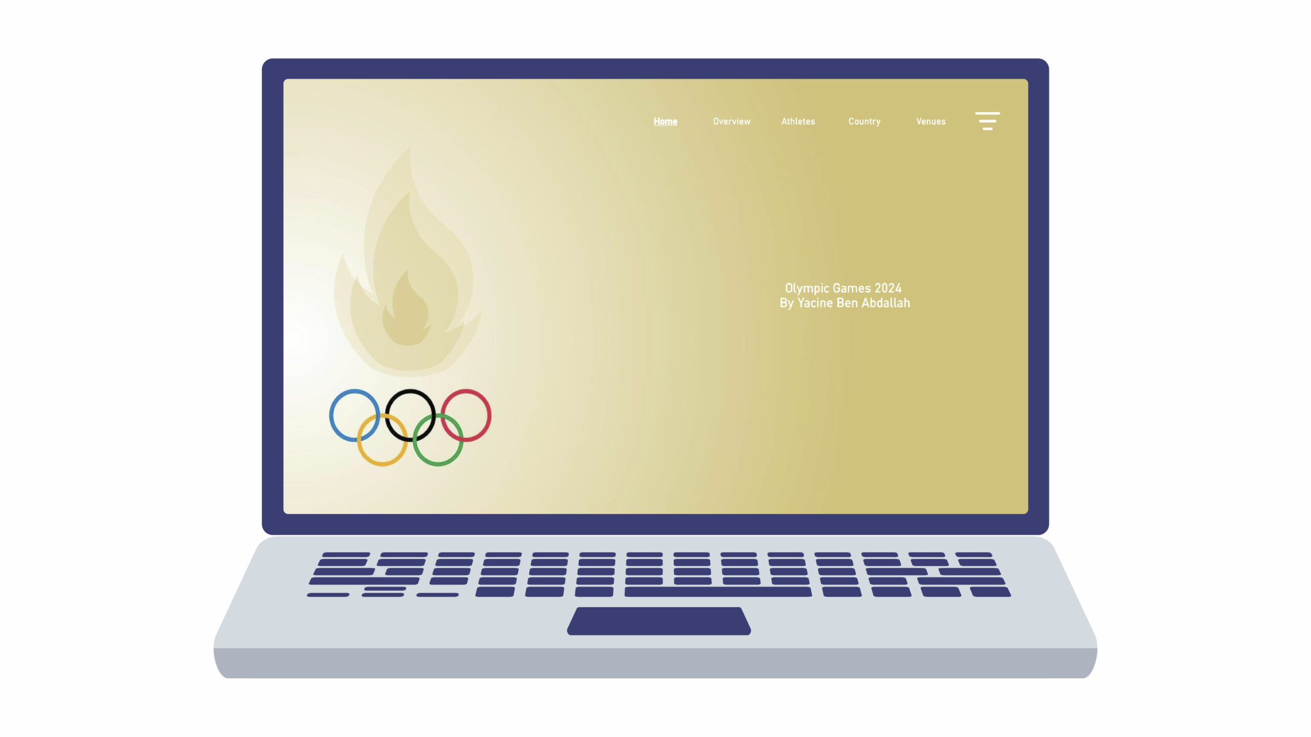 Olympics 2024 Power BI Dashboard